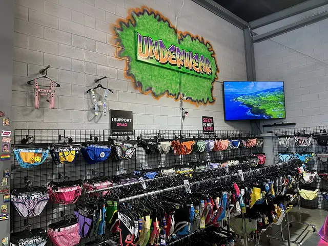 Underwear wall display